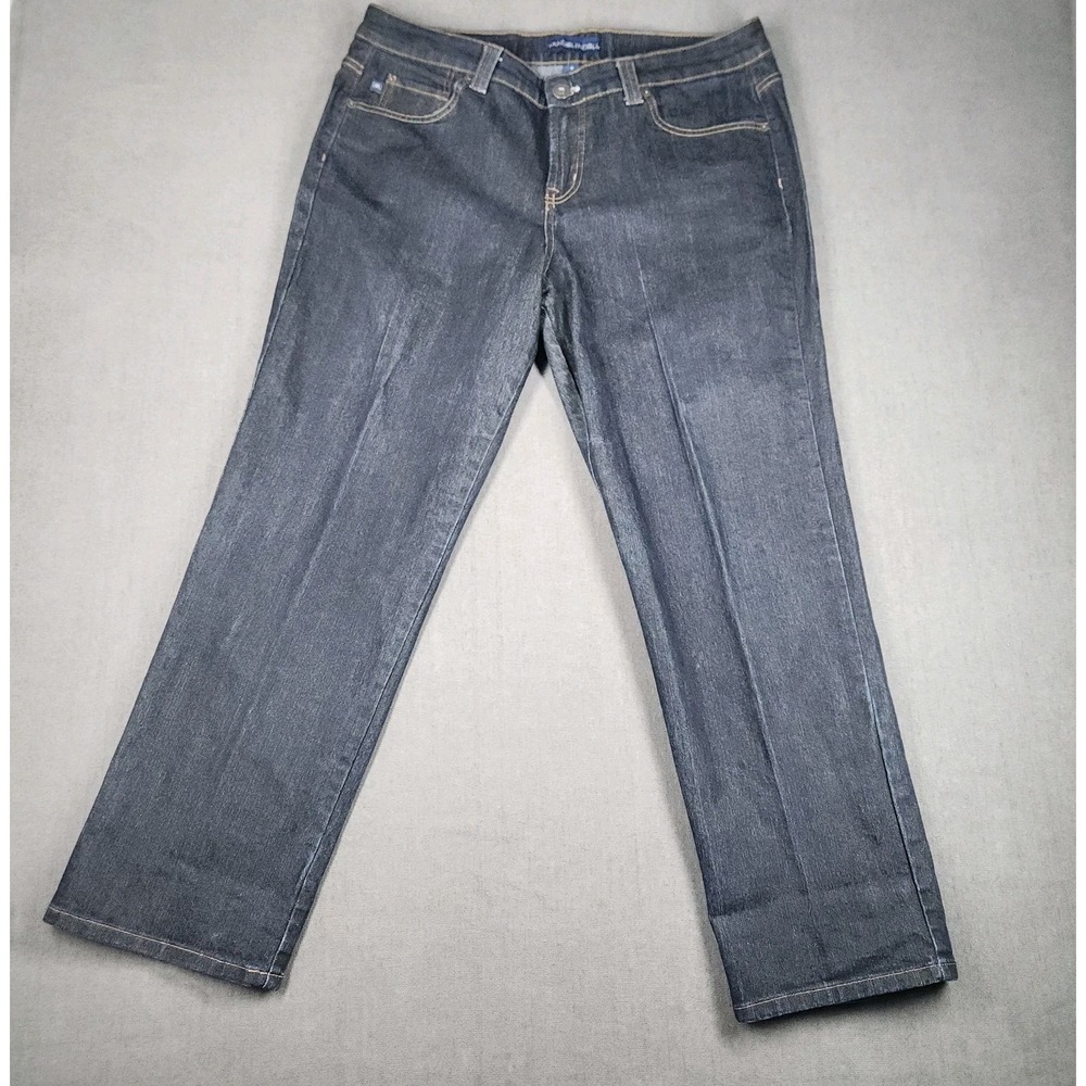 Bandolino Jeans Womens Size 16 Blue Denim Mandie Dark Wash High Rise Ladies